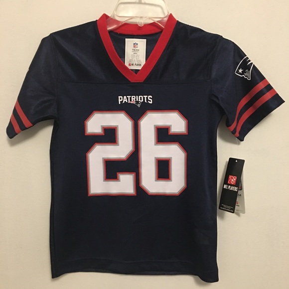 New England Patriots Jersey #26 Michel S 6-7 boys - Picture 2 of 11